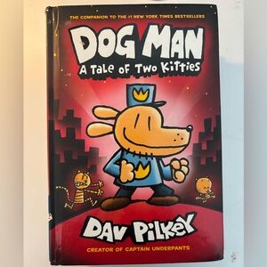 Dog Man: 3 hardcover books and one Cat Kid book